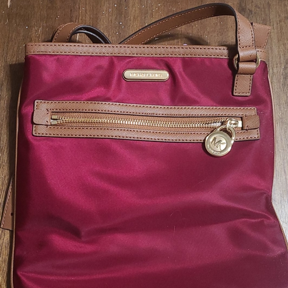 Burgundy Michael Kors Purse